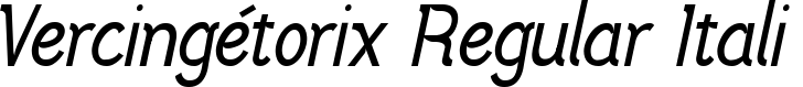 Vercingétorix Regular Italic