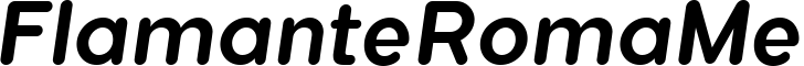 FlamanteRomaMedium-Italic