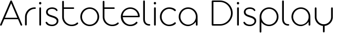 Aristotelica Display Trial ExLt