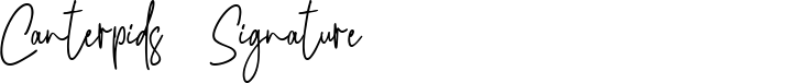 Canterpids  Signature