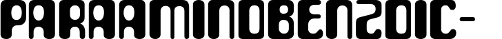 ParaAminobenzoic Font