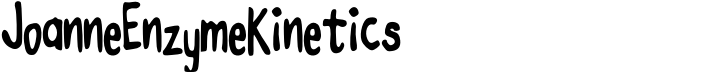 JoanneEnzymeKinetics