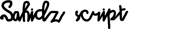 Sahidz script