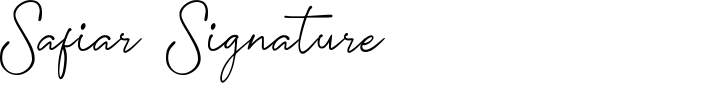 Safiar Signature