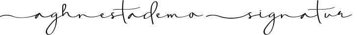 Aghnestademo Signature