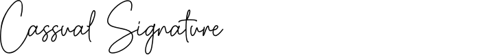 Cassual Signature